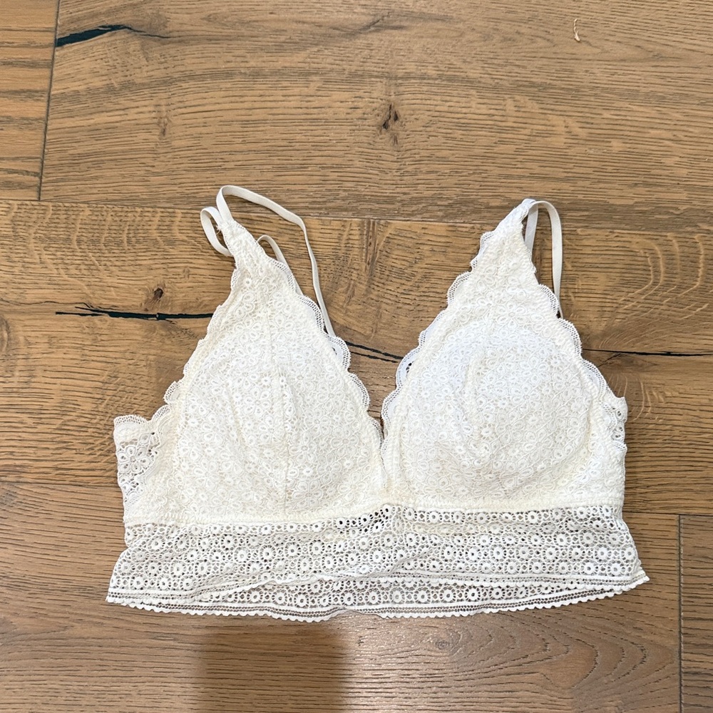 Aerie Lace Bralette in White